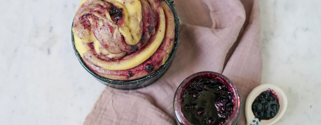 Brioche à la confiture (vegan)