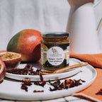 Confiture Mangue Passion Fleur d'Hibiscus par La Petite Cueillette 
